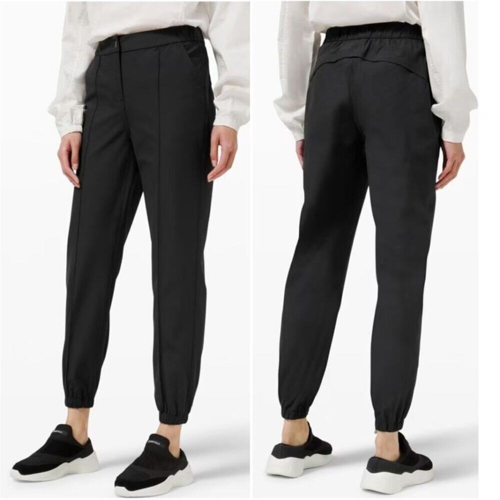 Lululemon Warpstreme High Rise 7/8 Jogger Pant Black size 27